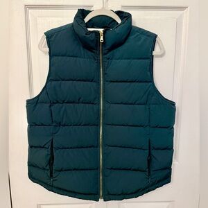 Talbots Forest Green Puffer Coat